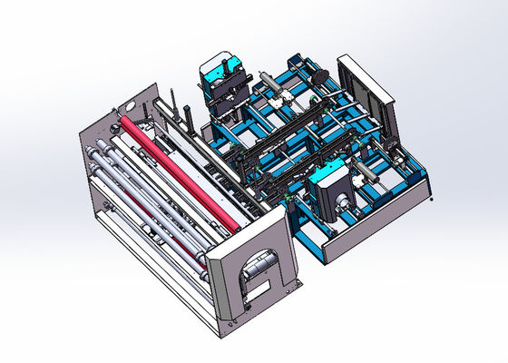 Flexible intelligente Textilrollenverpackungsmaschine mit Steuerungssystem