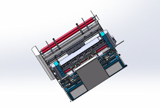 Automatische Verpackungsmaschine für Textilrollen mit hoher Kapazität