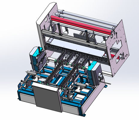 Multifunktionale automatische Rohrstoffrollenverpackungsmaschine mit dichtem Verschluss
