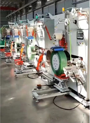 Ständige Spannung Polyester PET-Gürtel Wickelmaschine PLC-Steuerung
